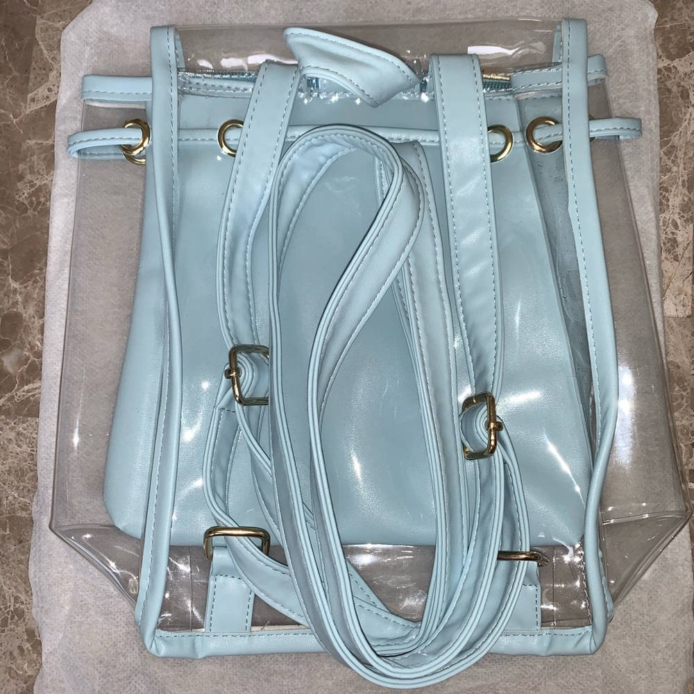 Last one! Baby blue transparent clear bag purse - Picture 6 of 6